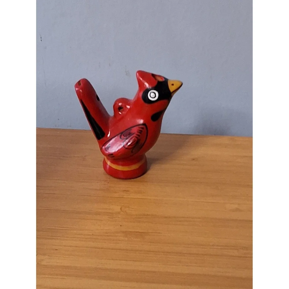 Vintage Peruvian Bird Water‎ Whistle, Hand-Painted VGVC!